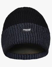 Image of Mens Beanie Hat Thinsulate Thermal Insulated Plain Warm Winter Knitted Hats