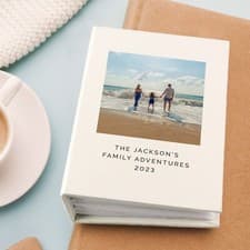 Image of Personalised Photo Upload 6x4 Photo Album with Sleeves | Customizable Photo Book