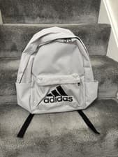Image of adidas Unisex Badge of Sport Backpack 27 L Grey School Gym IZ1884 BNEW