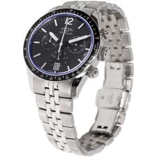 Image of Rotary GS90152/04 Men’s Les Originales Chrono Black Dial Stainles Bracelet Watch