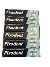 Image of Fixodent Denture Adhesive Cream 40g, Pack of 6 for affordable price 😁 
