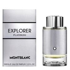 Image of Montblanc Explorer Platinum Eau de Parfum 100ml Spray New & Sealed