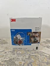 Image of 3M Reusable Half Face Mask, Medium, 6200, EN safety certified