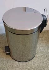 Image of Pedal Bin Stainless Steel 3L Bathroom Charles Bentley Home
