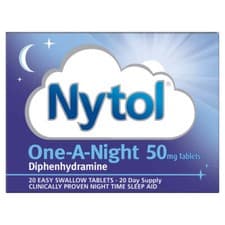 Image of Nytol Sleep Aid One A Night 50mg - 20 Tablets - Free Delivery