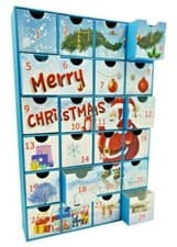 Image of Fill your Own Chocolate Advent Calendar 1-24 Days Christmas Countdown SANTA