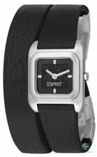 Image of Esprit Ladies Gavity Black Leather Watch ES105702001 Brand New In Box Original