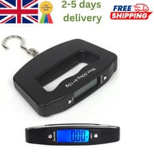 Image of 50kg Digital Luggage Scale Portable Handheld Travel Weight Hook Electronic