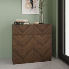 Image of Catania Compact Sideboard Royal Walnut