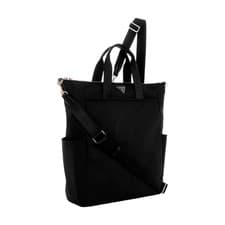Image of Guess Black Bag Gemma Shopper Tote Handbag EYG839533 Ladies