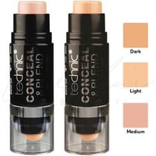 Image of TECHNIC Conceal & Blend Full Coverage Concealer with Sponge 7.5g *CHOOSE SHADE*