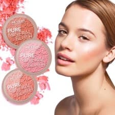 Image of Mineral PURE BLUSH Blusher Silky Compact Powder Beauty Cheeks Perfect Make-up UK