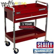 Image of Sealey Trolley 2-Level Heavy-Duty with Lockable Drawer Superline Pro