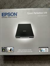 Image of Epson Perfection V19 Color Photo and Document Scanner with Scan
