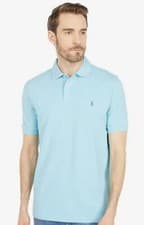 Image of Polo Ralph Lauren Men's Custom Slim Fit Mesh Polo Shirt Blue Heather XXL NWT