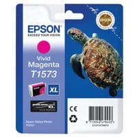 Image of Epson T1573 Turtle UltraChrome Ink Cartridge High Yield Vivid Magenta