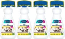 Image of 4x Dr. Beckmann Pet Stain & Odour Remover Carpet Upholstery Brush Safe 650ml