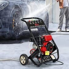 Image of Petrol Pressure Washer 7HP 3950 PSI Power Jet Cleaner Car Wash Machine +Gun Hose