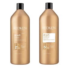 Image of Redken All Soft Shampoo & Conditioner 1000ml Duo