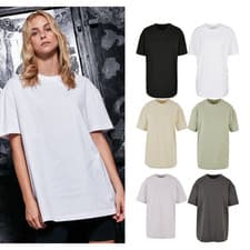 Image of Build Your Brand Women's oversized boyfriend tee - Basic t