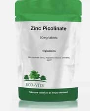 Image of ECO-VITS ZINC PICOLINATE (50MG) TABLETS