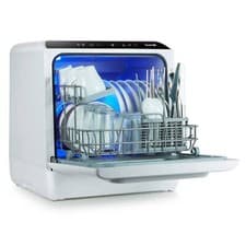 Image of Mini Tabletop Dishwasher, Portable, 2-4 Place Settings, 5 Wash Functions