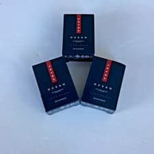 Image of Prada Luna Rossa Ocean Eau de Parfum 3 x 9ml (27ml) Boxed