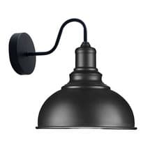 Image of Plug In Wall Light Adjustable Single Black Reading Wall Lamp Bedside Desk Office