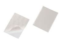 Image of Durable POCKETFIX Self-Adhesive Clear Label Sleeve Pockets | 25 Pack | A5