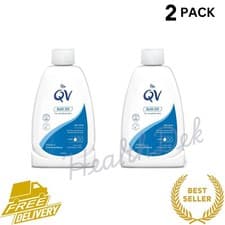 Image of 2 x QV Bath Oil (250 ml) Moisturising Bath Soak for Sensitive Skin, Bath Soak
