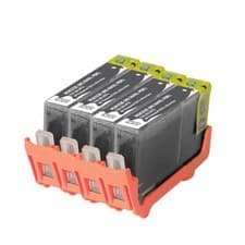 Image of 4 Photo Black Ink Cartridges for HP Photosmart C309 C309g C309h 364XL PBK