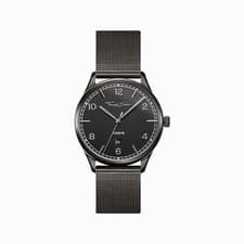 Image of Thomas Sabo Unisex Code TS Black Stainless Steel Watch WA0342-202-203