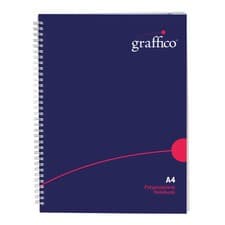 Image of Graffico Polypropylene Wirebound Notebook 140 Pages A4 EN08818