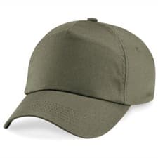 Image of Adults Unisex Beechfield Original 5 Panel Adjustable Cotton Baseball Cap