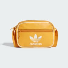 Image of NEW adidas Originals adicolor Classic Mini Airliner Bag Black Yellow Purple
