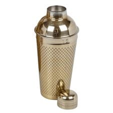 Image of Gold Stainless Steel Cocktail Shaker 650ml Bar Mixer Drink Alcohol Party Gift