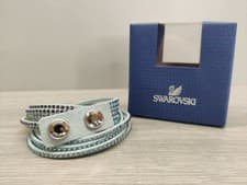 Image of Swarovski Slake Double-Wrap Blue  Bracelet Genuine Brand New In Box P2772