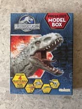 Image of Jurassic World Press Out Model Box by Centum Books 4 Ready to Build Dinosaurs
