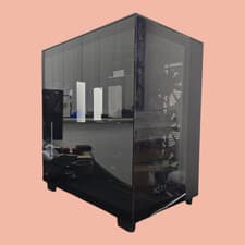 Image of @UNUSED/MINOR GLASS DAMAGE@ Nzxt H9 Flow Mid Tower Gaming Case Black MNZ22