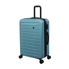Image of it Luggage Legion Medium Expandable 8 Wheel 65cm Suitcase Smoke Blue TSA Lock