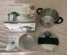 Image of [BRAND NEW] Morphy Richards Professional One Touch 6 Litre Pressure Cooker