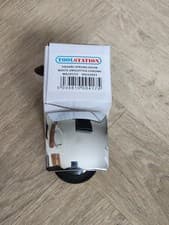 Image of Square sprung basin waste unslotted chrome - Brand New Boxed