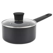 Image of Russell Hobbs 18cm Saucepan Non-Stick Induction Suitable Easy Clean Glass Lid