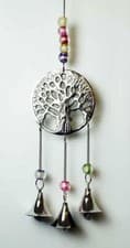Image of Hanging Tree Of Life With Bells And Beads Decoration Mobile Love Family Mobile