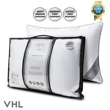 Image of Microfibre Filled Pillow Adjustable Hotel Quality Soft Medium Extra Firm Support