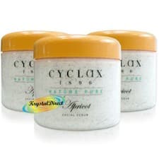 Image of 3x Cyclax Nature Pure Apricot Facial Scrub 300ml