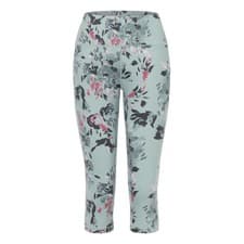 Image of Dare 2B Womens/Ladies Influential II Floral 3/4 Leggings12 UK Glacier Green RG1