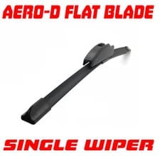 Image of Aero Flat Wiper Blade Windscreen Spare Part Replacement U Hook Type Universal