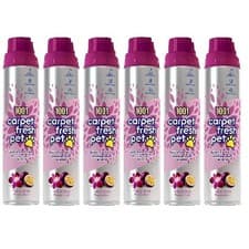 Image of 1001 CARPET FRESH 300ML THAI ORCHID & PASSIONFRUIT PET 6 Pack S33425