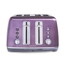 Image of Morphy Richards Accents 4-Slice Toaster Metallic Purple 242050